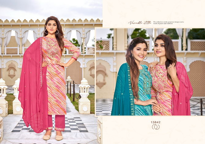 Zhansi Vol 3 By Kalaroop Printed Readymade Suits Catalog